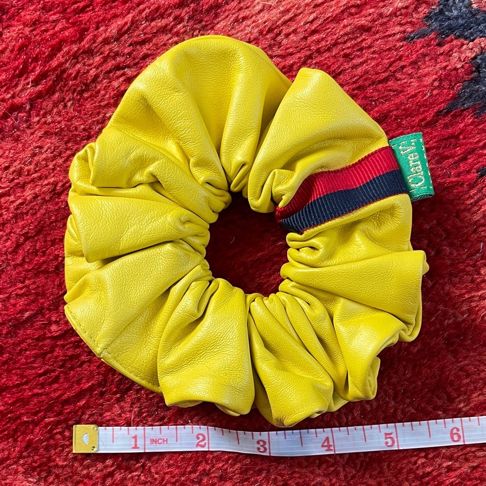Clare V Leather Scrunchie